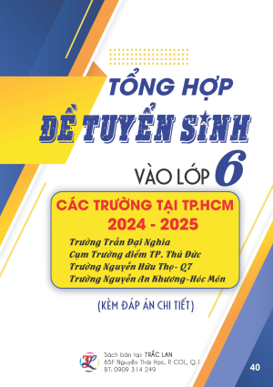 Tổng hợp đề tuyển sinh v&agrave;o lớp 6 c&aacute;c trường tại TPHCM 2024-2025