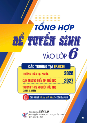 TỔNG HỢP ĐỀ TUYỂN SINH V&Agrave;O LỚP 6 C&Aacute;C TRƯỜNG TẠI TP.HCM