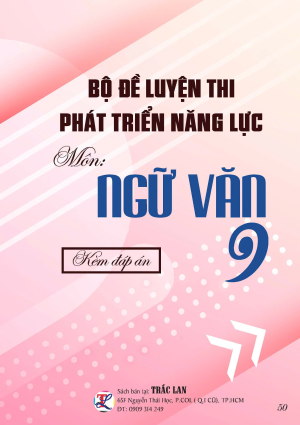 BỘ ĐỀ PHÁT TRIỂN NĂNG LỰC NGỮ VĂN LỚP 9