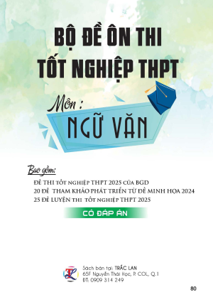 BỘ ĐỀ THI TỐT NGHIỆP THPT MÔN NGỮ VĂN