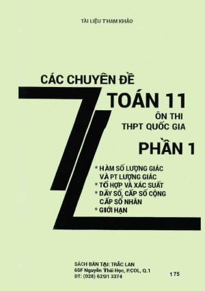 CÁC CHUYÊN ĐỀ TOÁN 11 - PHẦN 1