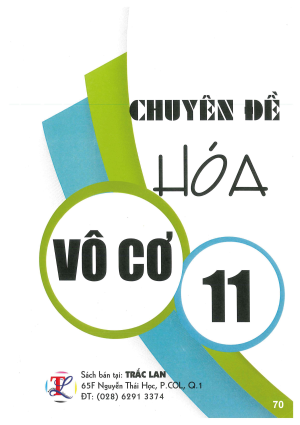 CHUY&Ecirc;N ĐỀ HO&Aacute; V&Ocirc; CƠ 11