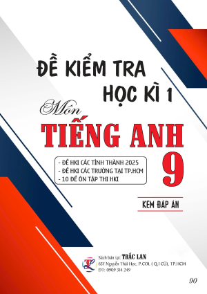 ĐỀ KIỂM TRA TIẾNG ANH 9 - HKI