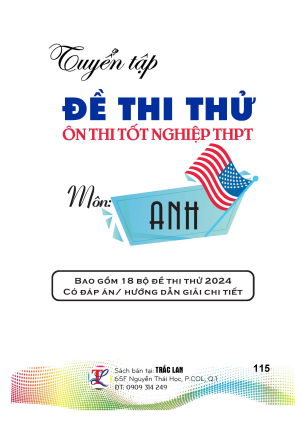 ĐỀ THI THỬ THPT M&Ocirc;N TIẾNG ANH