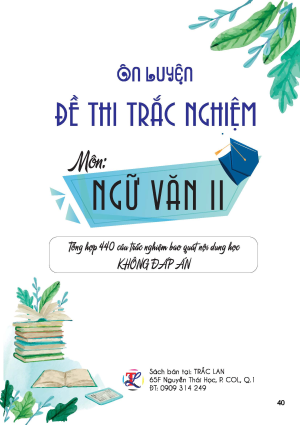 ĐỀ THI TRẮC NGHIỆM NGỮ VĂN 11