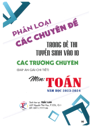 PH&Acirc;N LOẠI C&Aacute;C CHUY&Ecirc;N ĐỀ M&Ocirc;N TO&Aacute;N CHUY&Ecirc;N