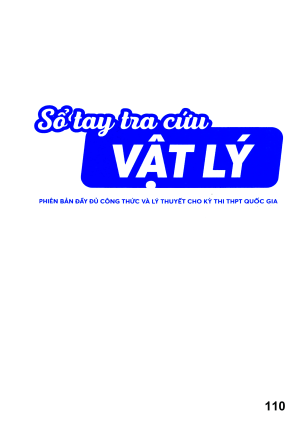 SỔ TAY TRA CỨU VẬT LÝ