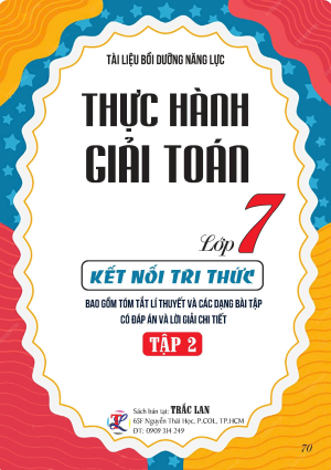 THỰC HÀNH GIẢI TOÁN LỚP 7 TẬP 2 - KẾT NỐI TRI THỨC
