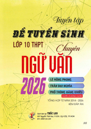 ĐỀ TS LỚP 10 M&Ocirc;N VĂN CHUY&Ecirc;N NĂM 2026
