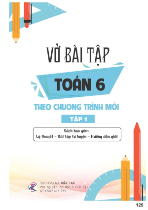 VỞ B&Agrave;I TẬP TO&Aacute;N 6 - TẬP 1
