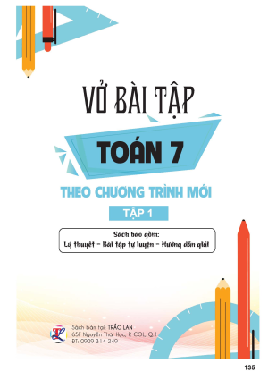 VỞ B&Agrave;I TẬP TO&Aacute;N 7 - TẬP 1
