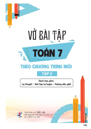 VỞ B&Agrave;I TẬP TO&Aacute;N 7 - TẬP 2