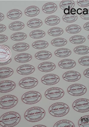  In - bế Demi decal giấy