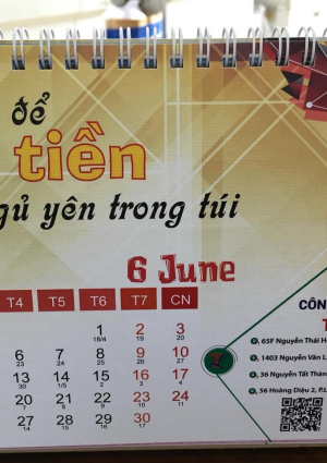 IN LỊCH ĐỂ BÀN