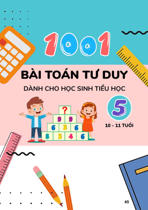 1001 Bài Toán tư duy dành cho học sinh tiểu học (lớp 5)