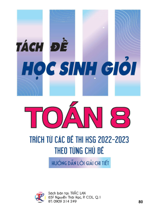 Tách đề học sinh giỏi Toán 8