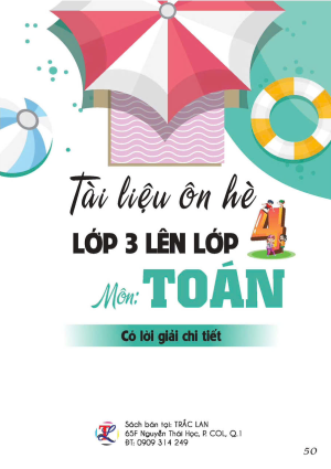 Tài liệu ôn hè lớp 3 lên 4 môn Toán