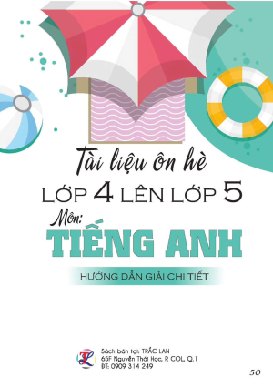 Tài liệu ôn hè lớp 4 lên 5 môn Tiếng Anh