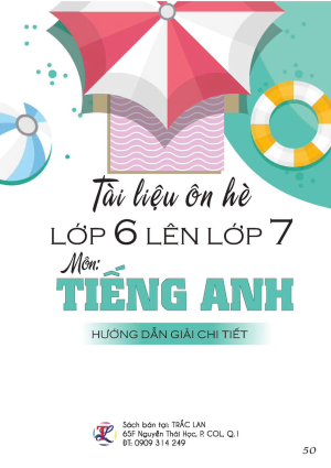 Tài liệu ôn hè lớp 6 lên lớp 7 - Môn Tiếng Anh
