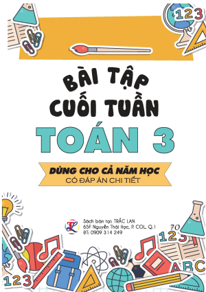 Bài tập cuối tuần Toán 3