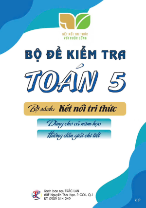Bộ đề kiểm tra Toán 5 - Kết nối tri thức