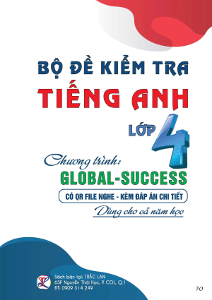 Bộ đề kiểm tra Tiếng Anh 4 - Global Success