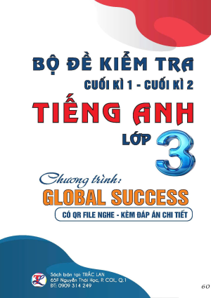 Bộ đề kiểm tra cuối kỳ 1, 2 tiếng Anh lớp 3 - Global Success