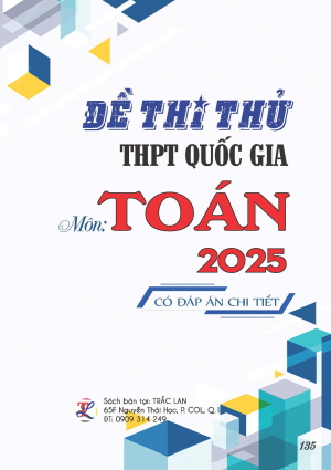 ĐỀ THI THỬ THPT QUỐC GIA M&Ocirc;N TO&Aacute;N NĂM 2025