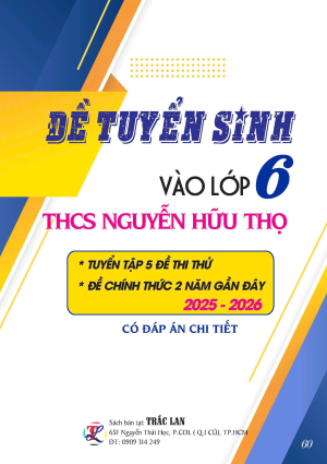 ĐỀ TS VÀO LỚP 6 THCS NGUYỄN HỮU THỌ