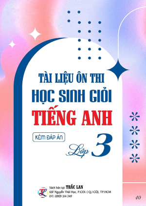TÀI LIỆU ÔN THI HSG TIẾNG ANH LỚP 3
