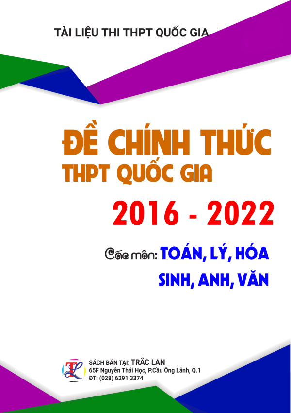 Đề thi chính thức THPTQG 