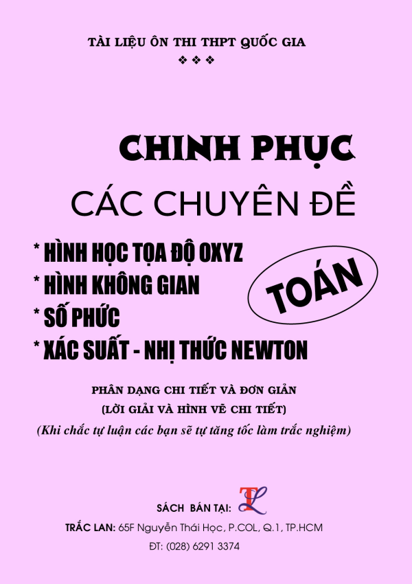 Chinh phục các chuyên đề môn Toán Lớp 12