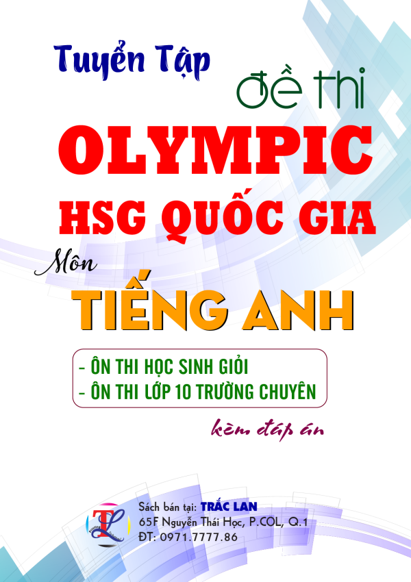 ĐỀ THI OLYMPIC VÀ HSG QUỐC GIA MÔN TIẾNG ANH