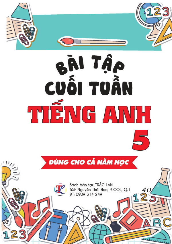 BÀI TẬP CUỐI TUẦN TIẾNG ANH LỚP 5