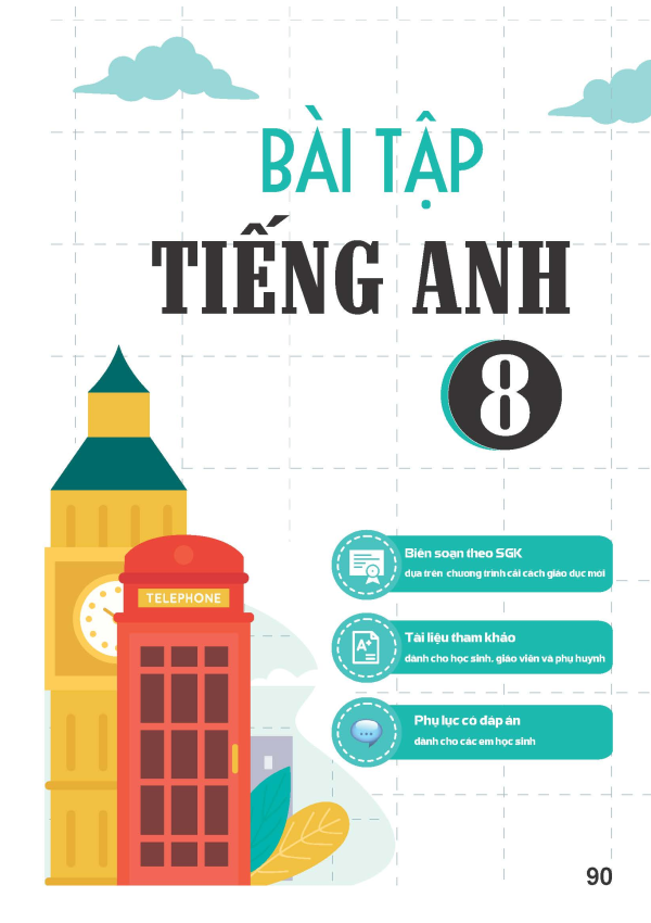 B&Agrave;I TẬP TIẾNG ANH 8