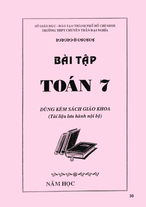 BÀI TẬP TOÁN 7