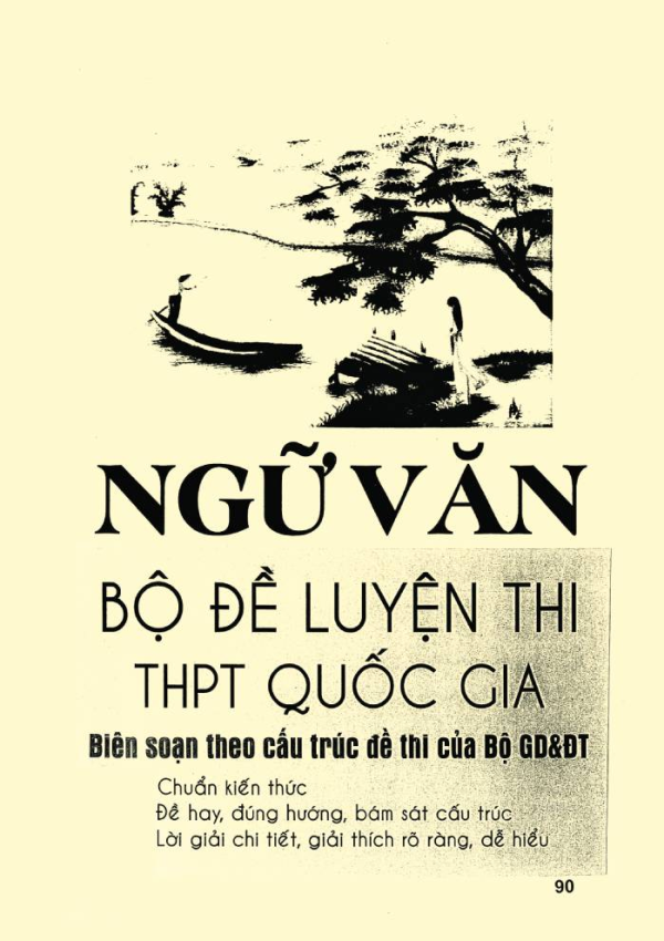 BỘ ĐỀ LUYỆN THI THPT QUỐC GIA MÔN NGỮ VĂN