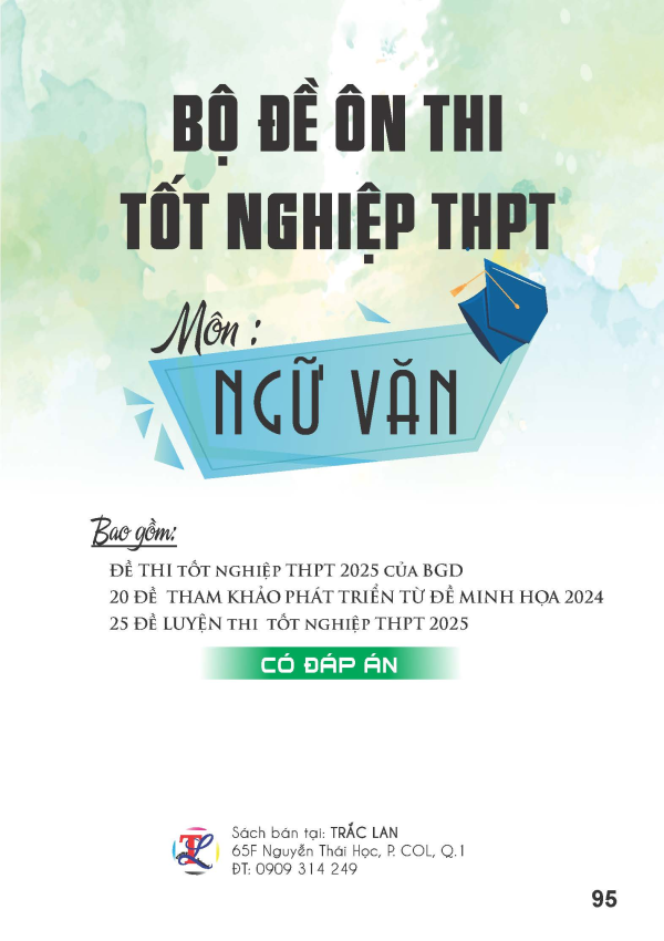BỘ ĐỀ THI TỐT NGHIỆP THPT M&Ocirc;N NGỮ VĂN