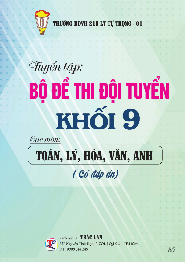 BỘ ĐỀ THI ĐỘI TUYỂN KHỐI 9