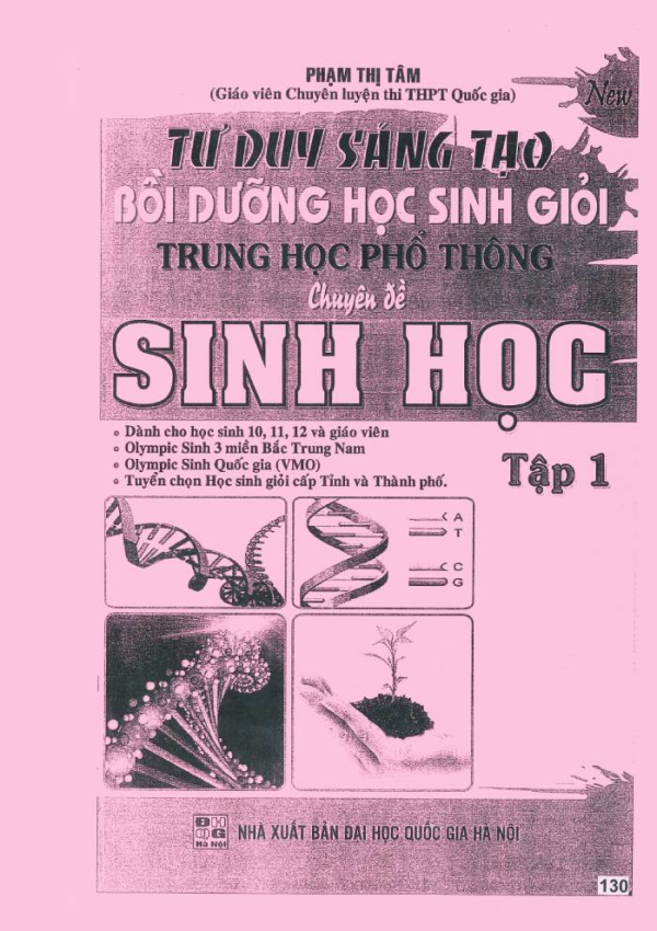 BỒI DƯỠNG HỌC SINH GIỎI SINH HỌC 12 - TẬP 1