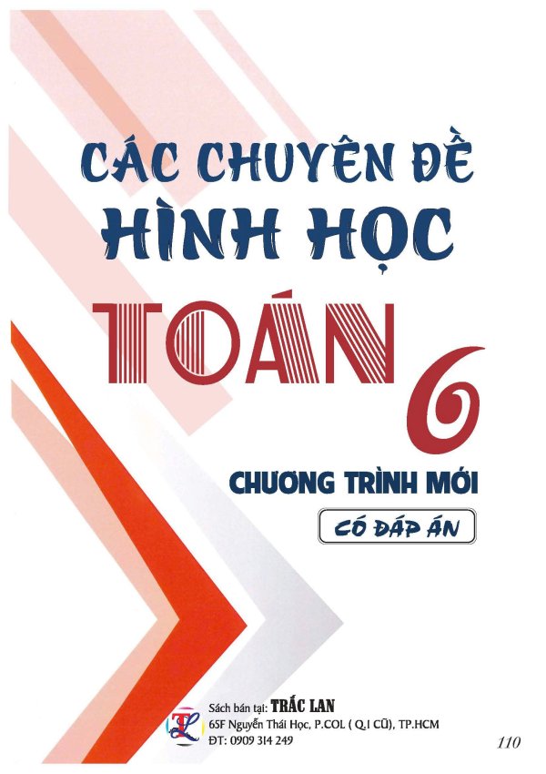 CÁC CHUYÊN ĐỀ HÌNH HỌC TOÁN LỚP 6