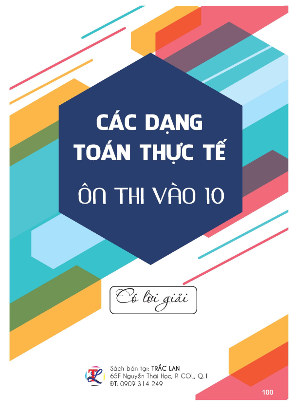 CÁC DẠNG TOÁN THỰC TẾ ÔN TS