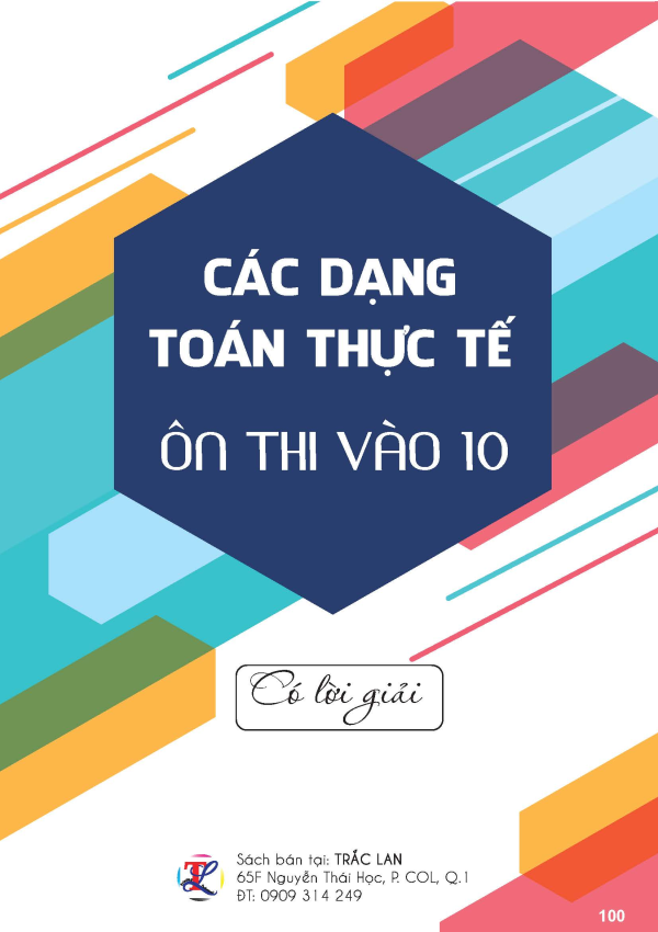 CÁC DẠNG TOÁN THỰC TẾ ÔN THI TUYỂN SINH VÀO LỚP 10