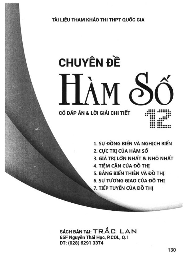CHUYÊN ĐỀ HÀM SỐ TOÁN 12