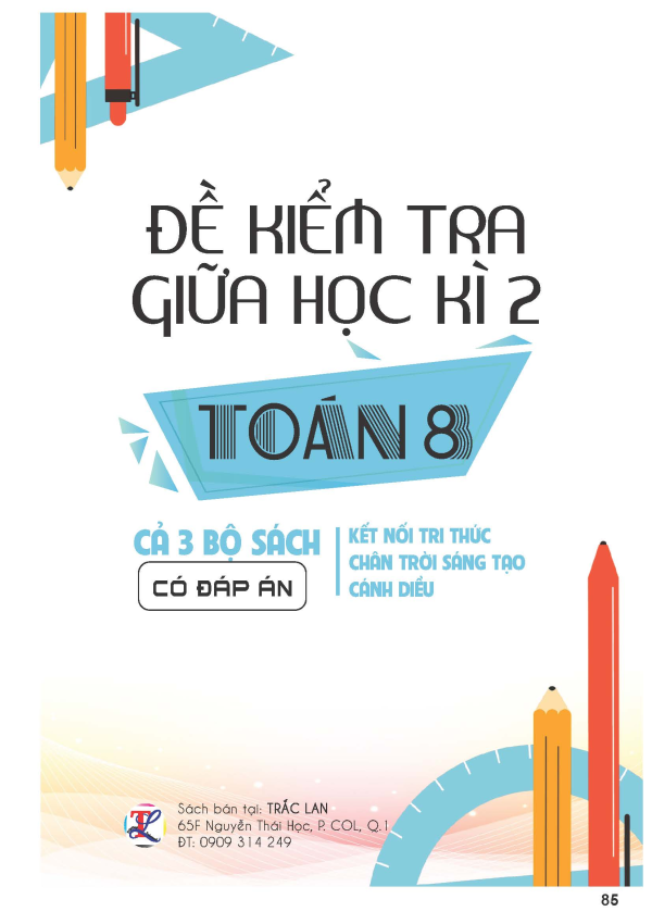 ĐỀ KIỂM TRA GIỮA HỌC K&Igrave; 2 TO&Aacute;N 8 (KẾT NỐI TRI THỨC)