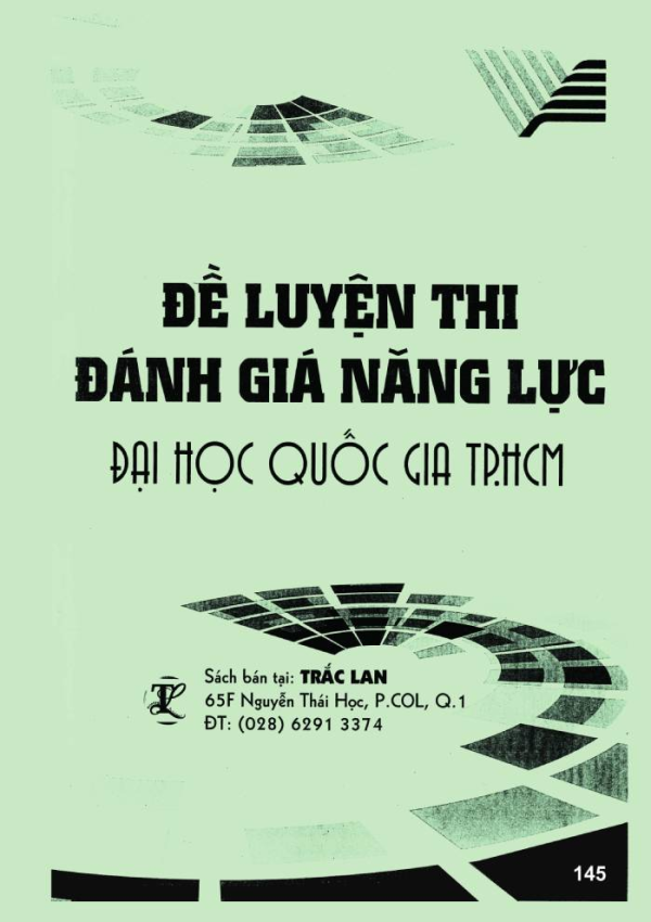 ĐỀ LUYỆN THI ĐÁNH GIÁ NĂNG LỰC ĐẠI HỌC QUỐC GIA