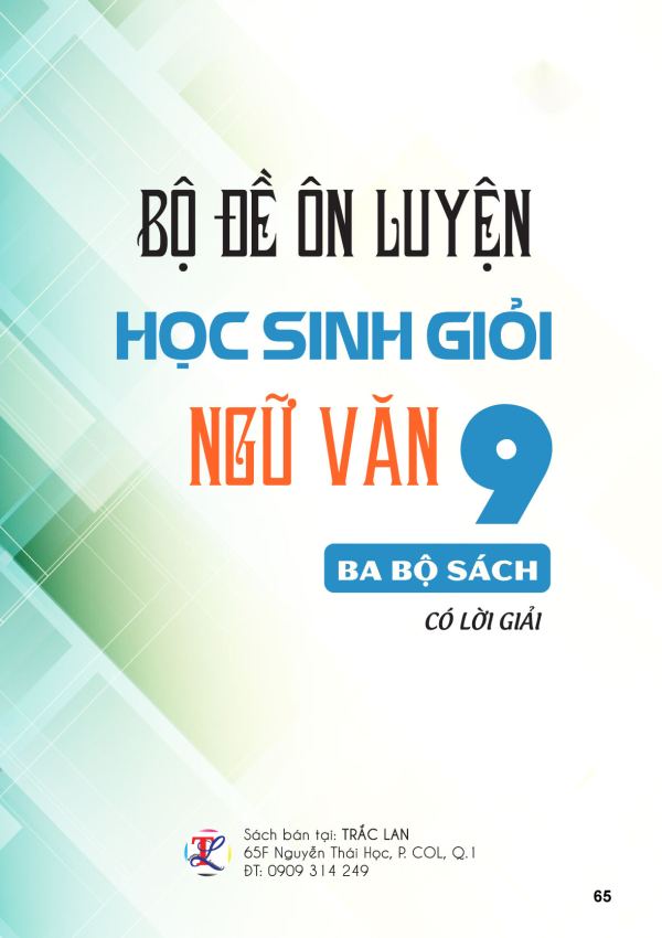 ĐỀ ÔN LUYỆN HỌC SINH GIỎI NGỮ VĂN 9