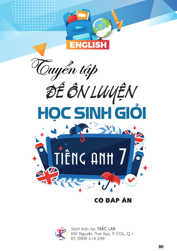 ĐỀ ÔN LUYỆN HỌC SINH GIỎI ANH 7