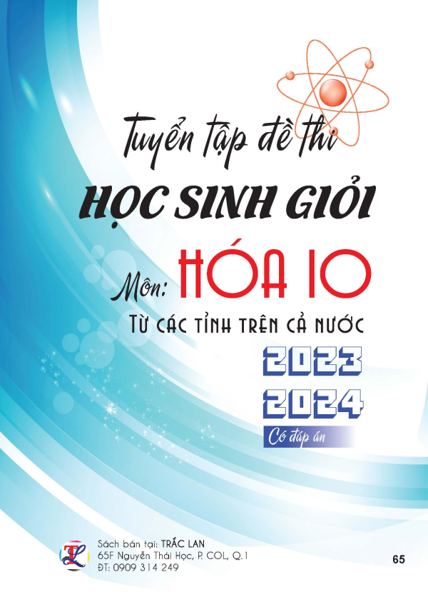 ĐỀ THI HỌC SINH GIỎI MÔN HOÁ 10