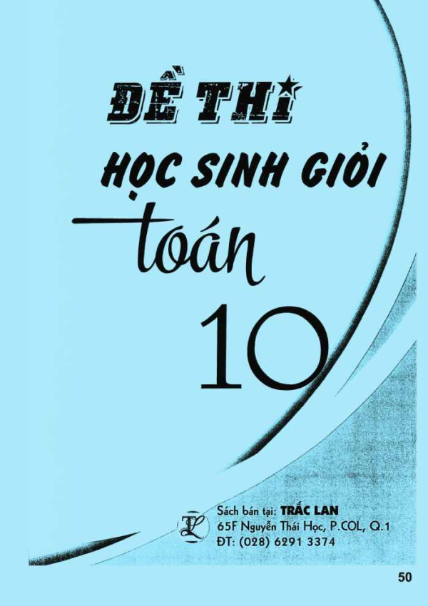 ĐỀ THI HỌC SINH GIỎI TOÁN 10